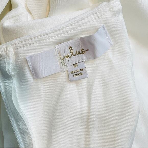 Lulus Finding the One White Mermaid Maxi Dress NWOT - Picture 6 of 11